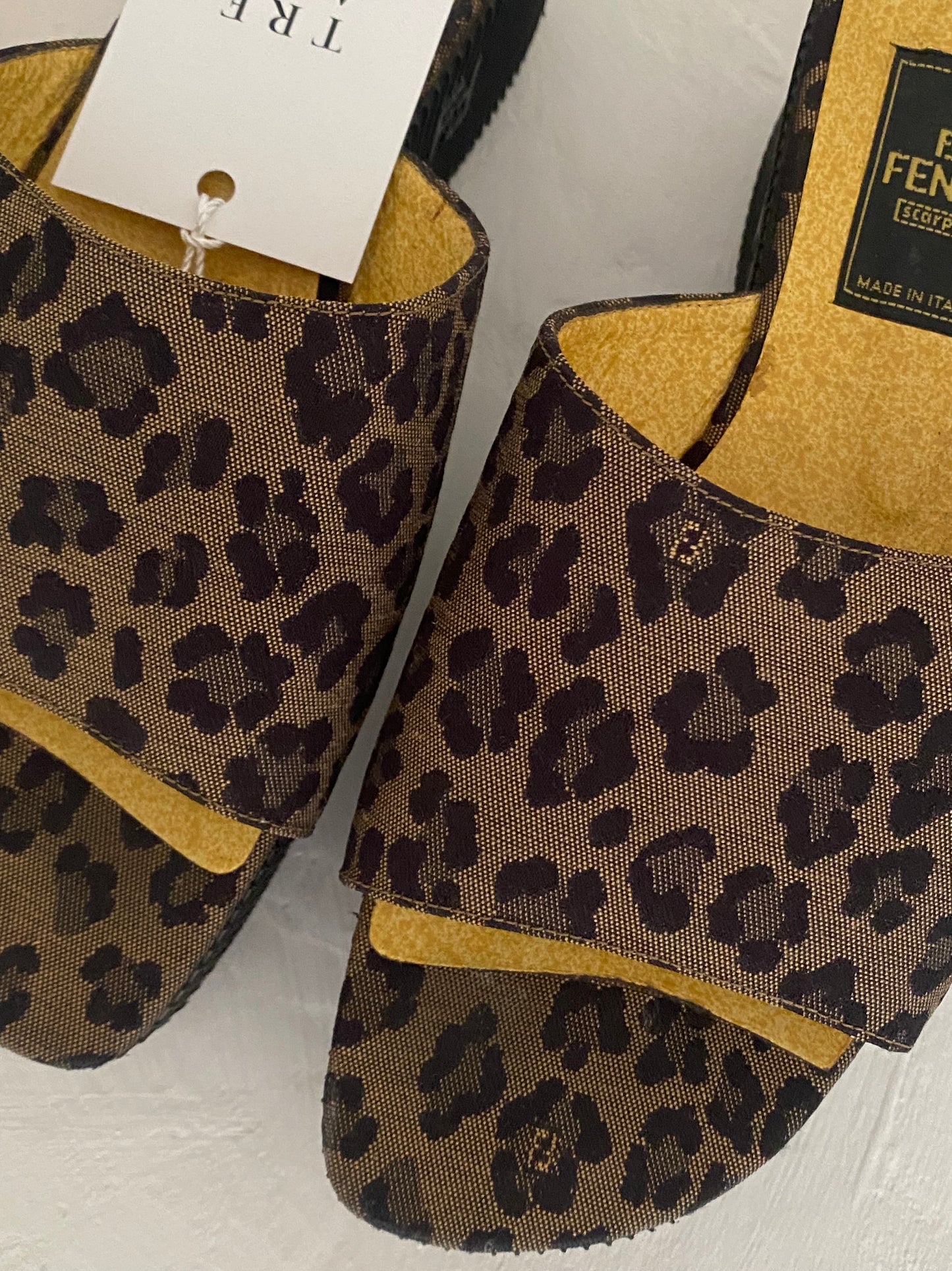 FENDI LEOPARD PLATFORMS 38