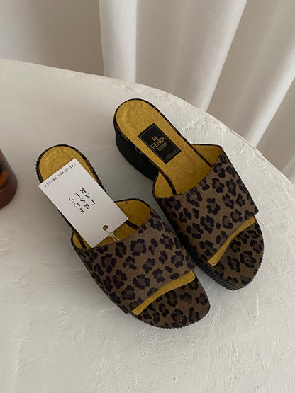 FENDI LEOPARD PLATFORMS 38