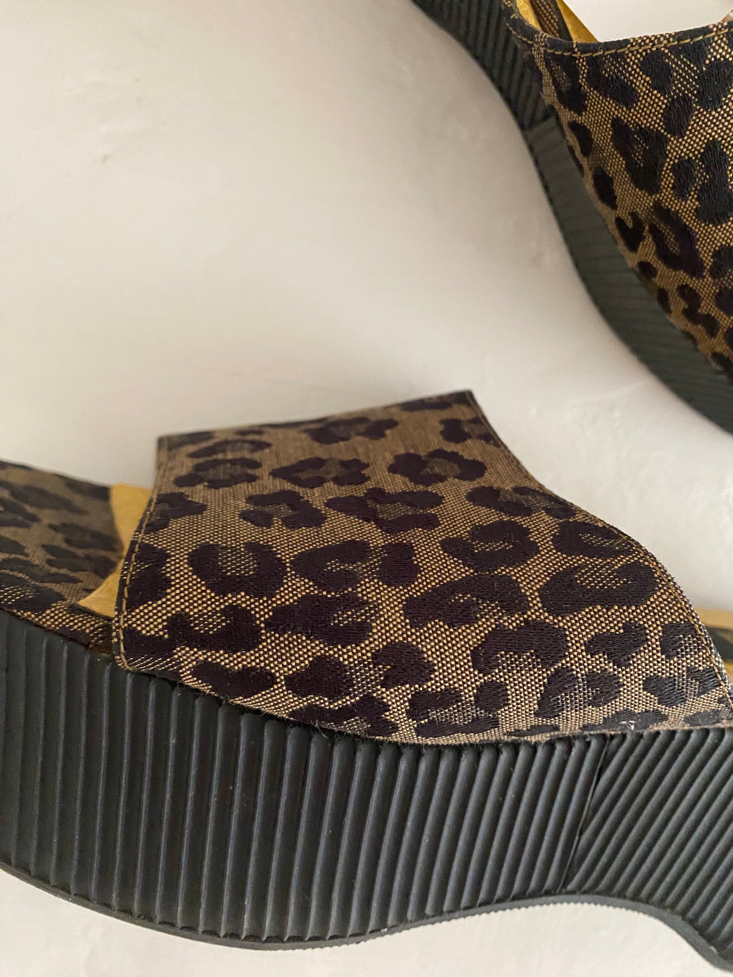 FENDI LEOPARD PLATFORMS 38