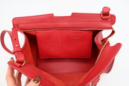 SAINT LAURENT CABAS CHYC RED