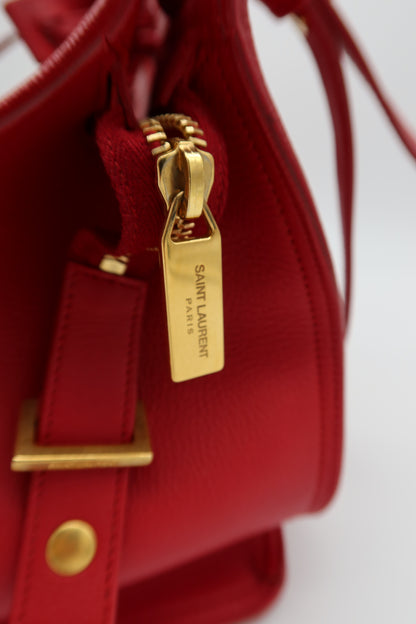 SAINT LAURENT CABAS CHYC RED