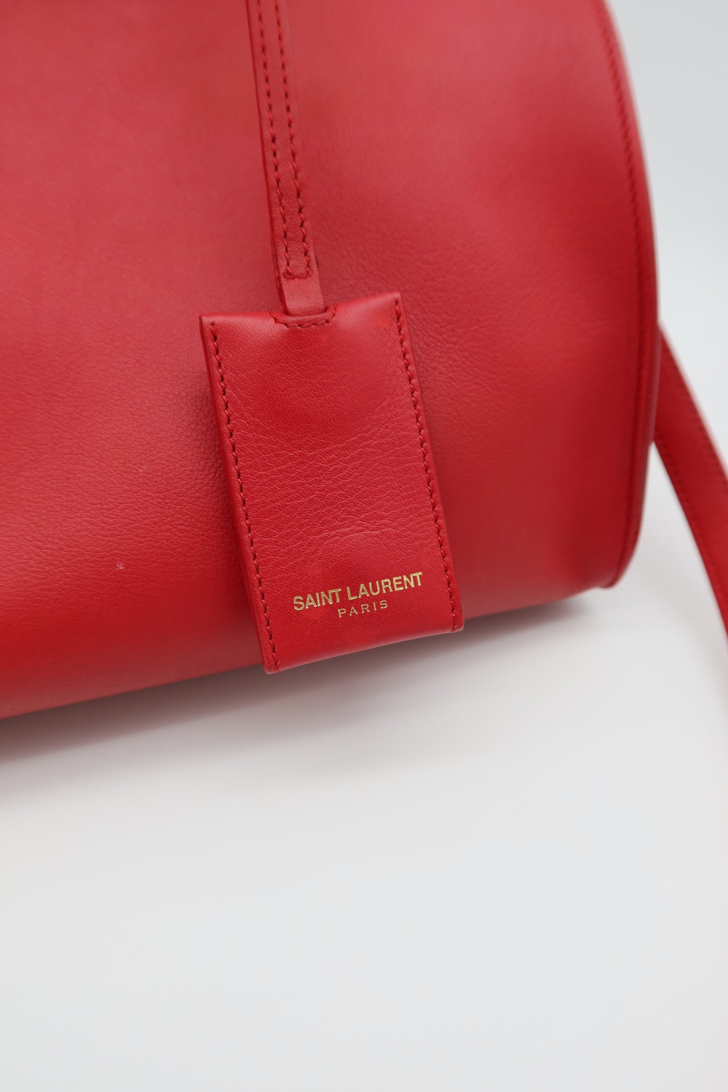 SAINT LAURENT CABAS CHYC RED